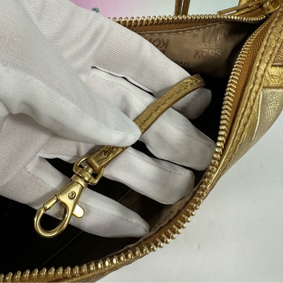 🤎PRICE NOW FIRM NWOT METALLIC LEATHER HOBO - Picture 11 of 13